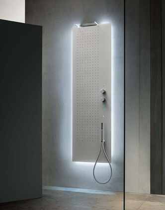 Топ 12: освещение в ванной. Мебель, зеркала, душевые лейки и ванны со встроенной подсветкой (фото 15.1)