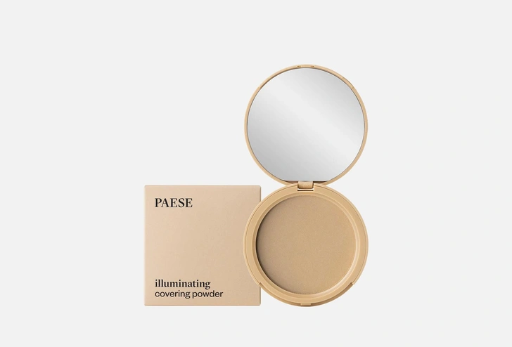 PAESE Пудра со светоотражающими частицами Illuminating covering powder 1С 9 гр 