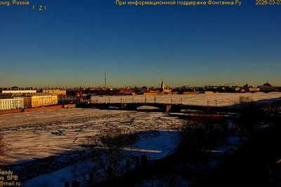 Барический гребень дарит Петербургу солнце, но ветер мешает