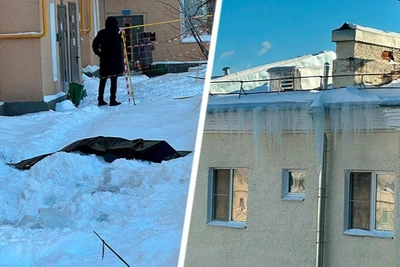 Ice Chunk Kills Pensioner in Southern Moscow; Body Unmoved