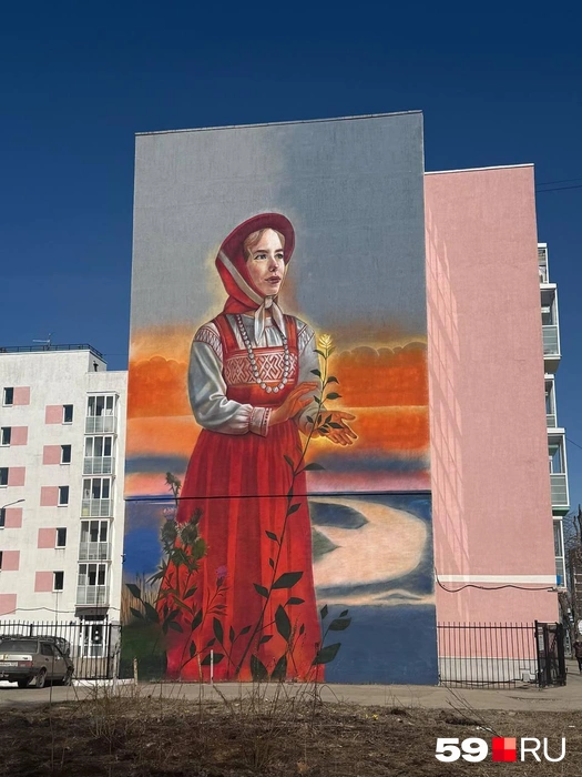 Мурал «Доброе слово» | Источник: Анастасия Селиверстова / 59.RU