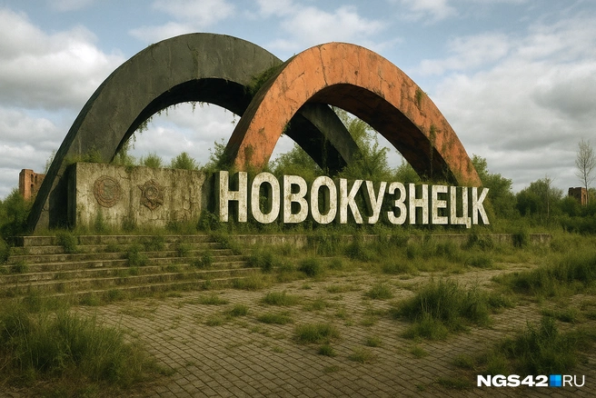 Погружение в атмосферу начинается со стелы на въезде в город | Источник: Полина Авдошина / Городские медиа