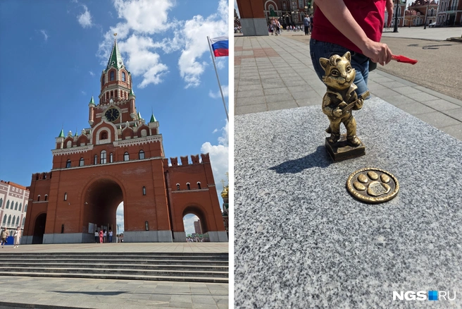 В Йошкар-Оле большинство зданий — новодел | Источник: Елизавета Шаталова / NGS.RU