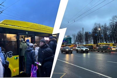 Ярославль парализован пробками на Московском проспекте