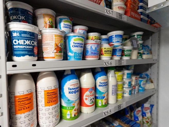 По данным Роспотребнадзора, большая часть отклонений фиксируется в продукции, произведенной за пределами Тюменской области. | Источник: Максим Бутусов / E1.RU