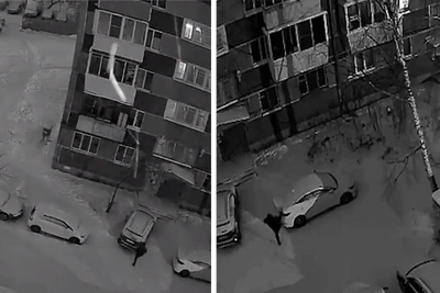 Каратист в Екатеринбурге мстит автомобилям: видео разгрома