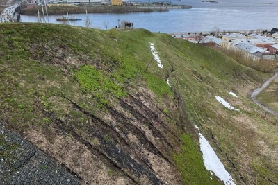 В Нижнем Новгороде заметили трещину в овраге
