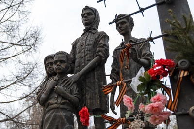 Памятник детям-жертвам концлагерей в Красноярске