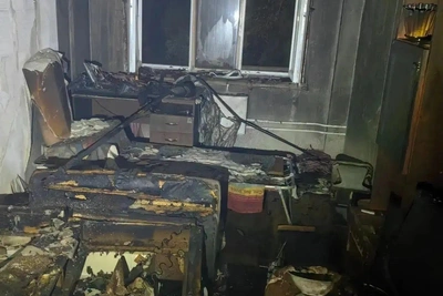 На Бору при пожаре погиб мужчина, спасли 32 человека
