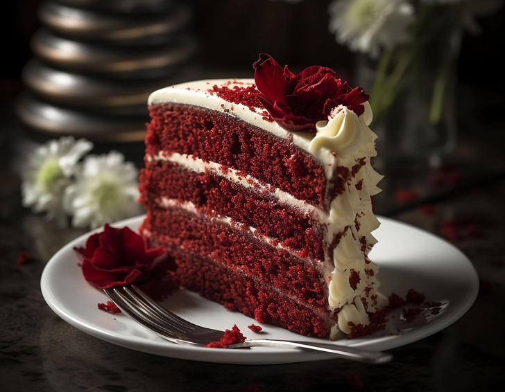 Краситель всему голова: история и рецепт торта «Красный бархат»
