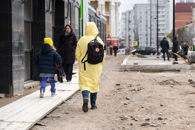 В Красноярске стартовало благоустройство поперечных улиц центра