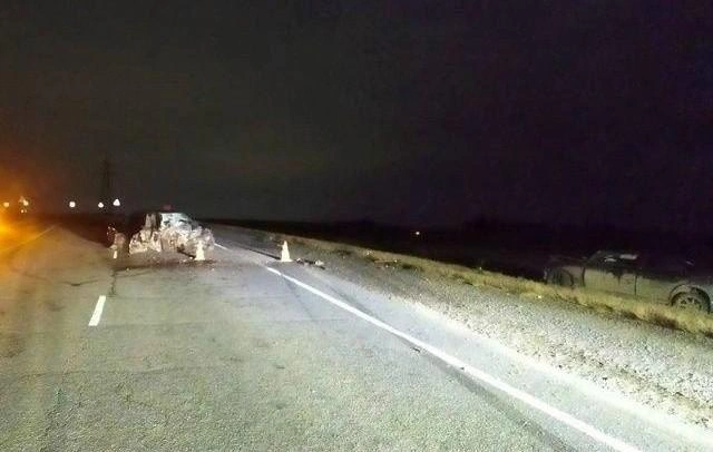 Под Сорочинском в жестком лобовом ДТП пострадали четыре человека | Источник: Оренбургская Госавтоинспекция