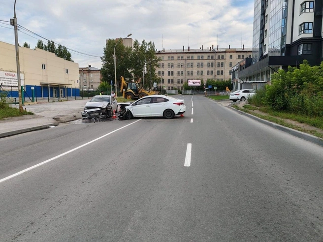 Авария произошла у дома на улице Учительская, 67 | Источник: ГАИ Новосибирска