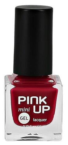 Лак для ногтей PINK UP MINI GEL с эффектом геля тон 15, 5 мл