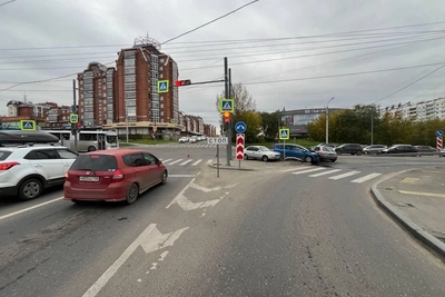 Три машины столкнулись на Академической в Иркутске