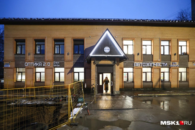 В офисном здании, где зарегистрирована компания Хоботовой, о ней ничего не слышали | Источник: Артем Устюжанин / MSK1.RU