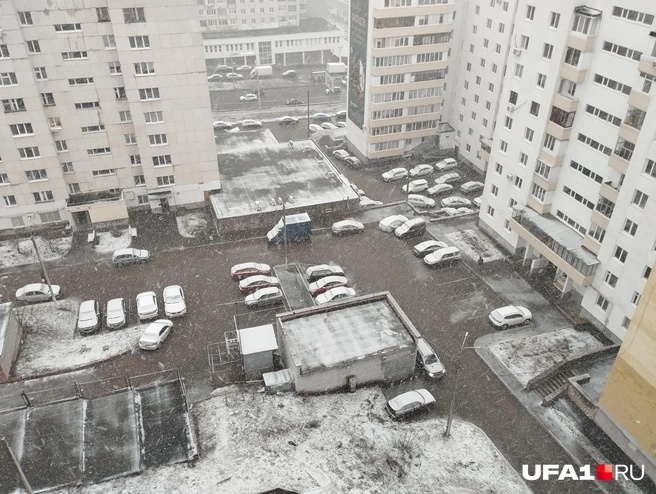 Снегопад в Уфе | Источник: читатель UFA1.RU