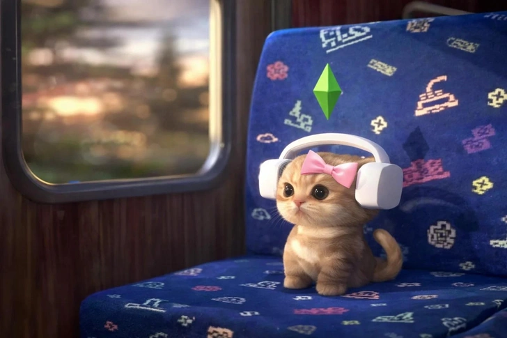 Котенок в наушниках в автобусе: что за мем, откуда появился и кто поет за кадром | Источник: социальные сети