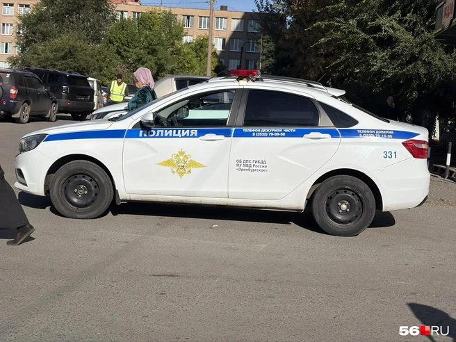 За безопасностью на дорогах следили полицейские | Источник: Николай Сальников / 56.RU