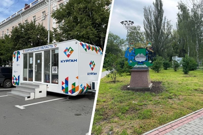 В Кургане появились два новых объекта в горсаду и на площади