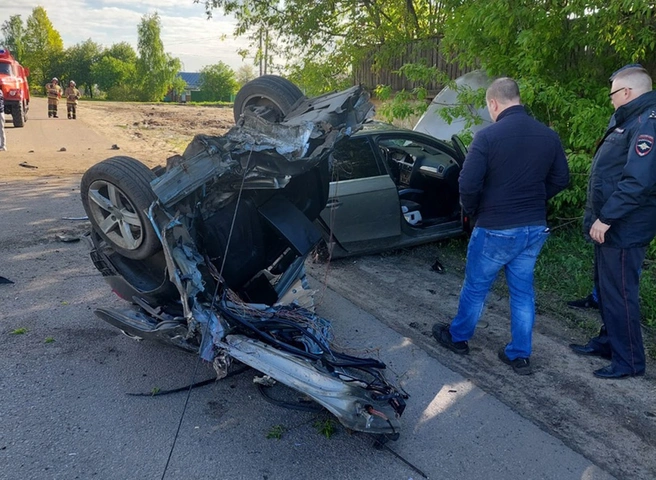 Сергей Колотвин на месте аварии