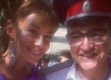 Дмитрий и Полина Дибровы посвятили младшего ребенка в казаки