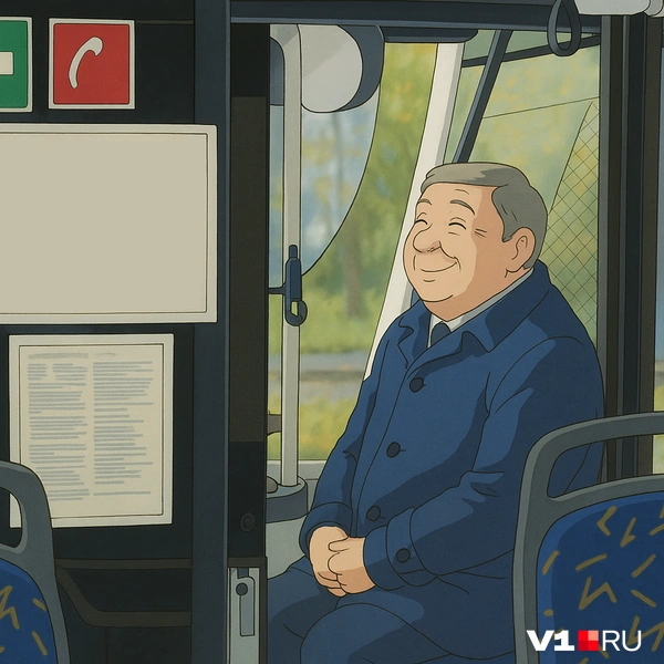 В мультике Хаяо Миядзаки лучезарная улыбка Андрея Ивановича куда-то исчезла. Наверное, там не всё так сказочно, как в Волгограде | Источник: Полина Авдошина / Городские порталы