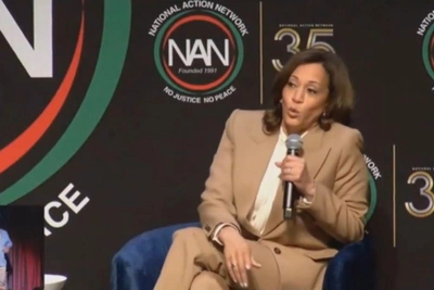 Харрис высмеяли за подражание Трампу в стиле мафии