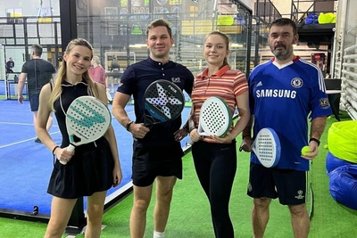 Padel, a tennis-squash mix, wins over Novosibirsk players