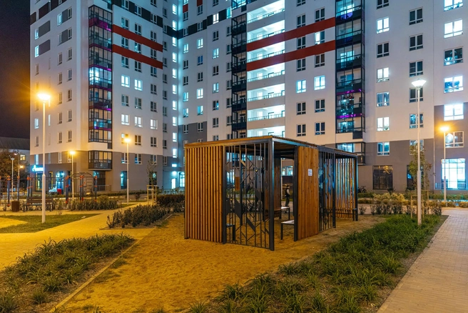 Здесь сделаны площадки для отдыха жителей разного возраста и интересов | Источник: ГК «Ривьера Инвест Екатеринбург»