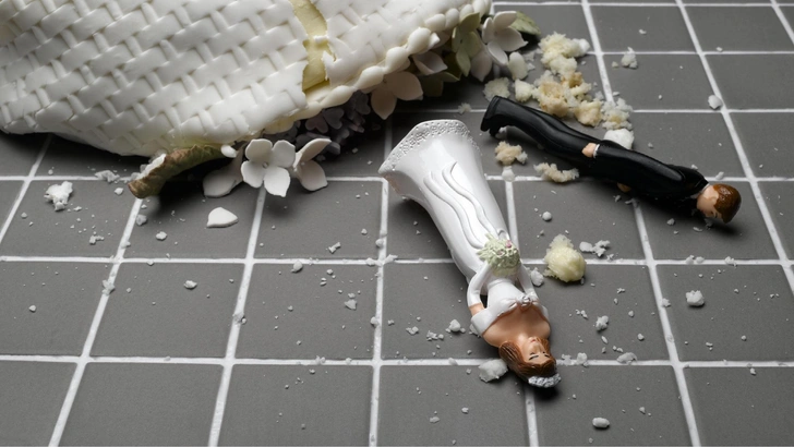 Cake smashing: зачем женихи бросают свадебный торт в невест и что это о них говорит | Источник: Shutterstock/Fotodom.ru
