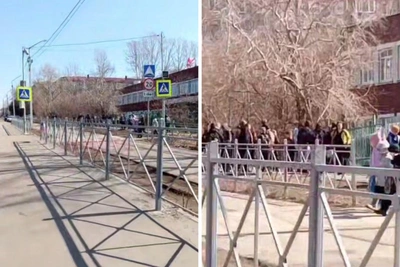 Школу в Нефтяниках эвакуировали из-за угрозы