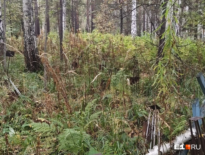 Так выглядит сектор безродных могил | Источник: Анастасия Никифорова / E1.RU