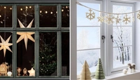 Декор окна на Новый год: 40+ фото и идей