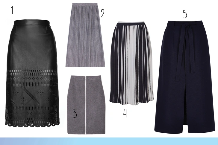 1. Pinko. 2. Stradivarius. 3. Mango. 4. Topshop. 5. River Island.