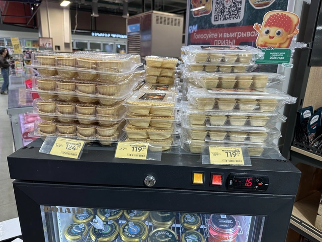 Цена на тарталетки в «Перекрестке» | Источник: Габриелла Захарова / 26.RU