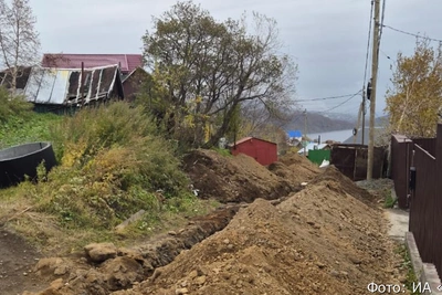 На Беринга перерыли дорогу ради замены труб