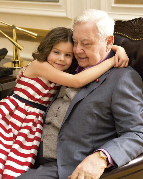 Олег Табаков с дочерью