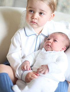 Принц Георг и принцесса Шарлотта