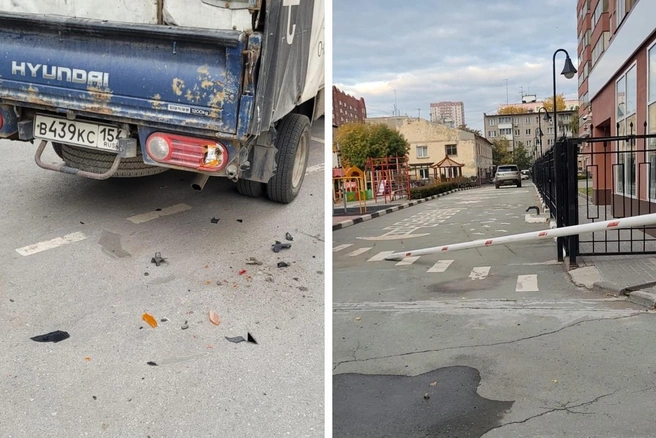Пострадавшие автомобили были припаркованы у дома | Источник: читатель НГС