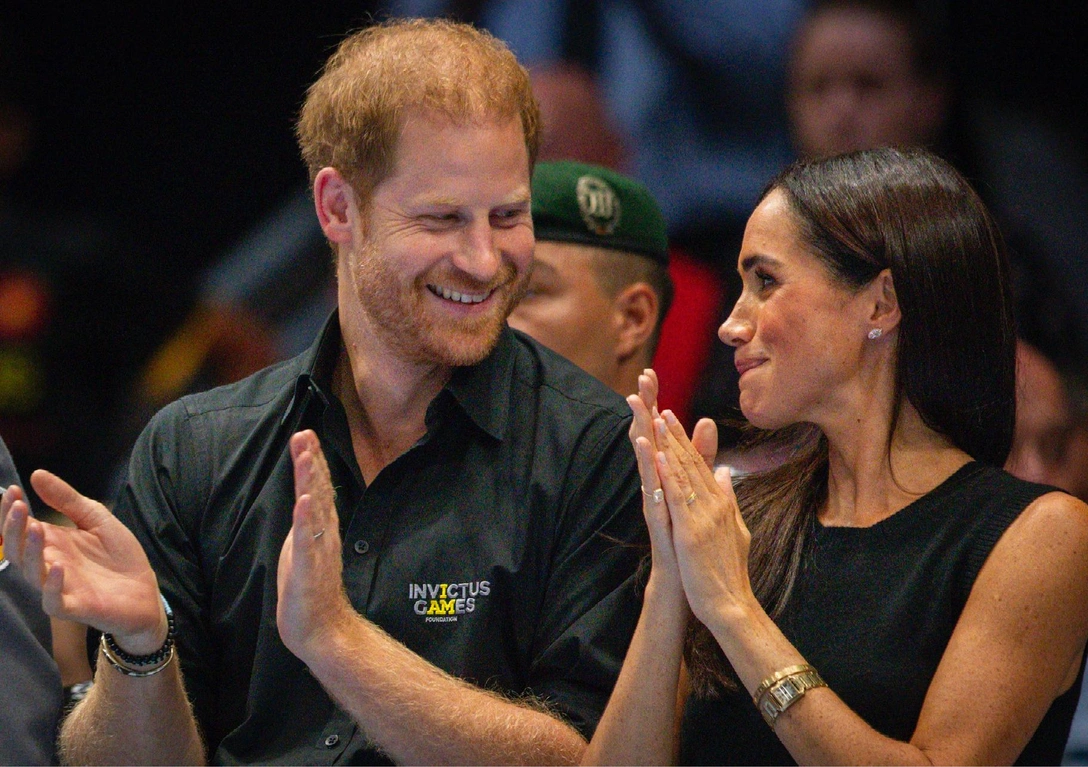 Меган Маркл и принц Гарри на «Играх непобежденных», 2023 год | marieclaire.ru