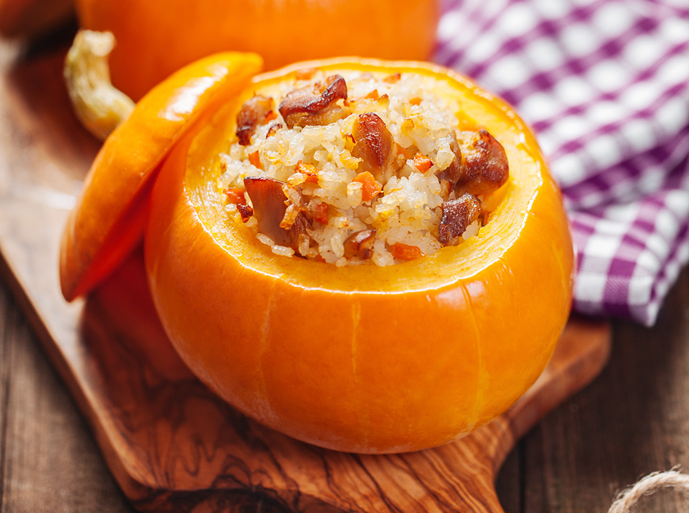 Рецепт на выходные: тыквенный горшочек | marieclaire.ru