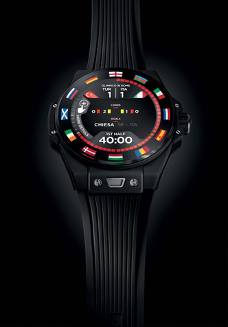 Спортивный настрой: как выглядят новые смарт-часы Hublot в честь Euro 2020