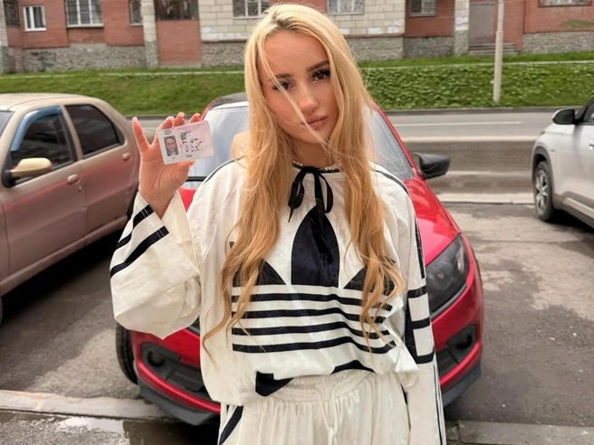 Блогершу лишили прав из-за госномера | Источник: __normiii__ / instagram.com (соцсеть запрещена на территории РФ)