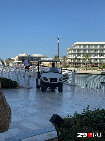 Много кто передвигается на гольф-карах | Источник: Валерия Богатырёва / 29.RU