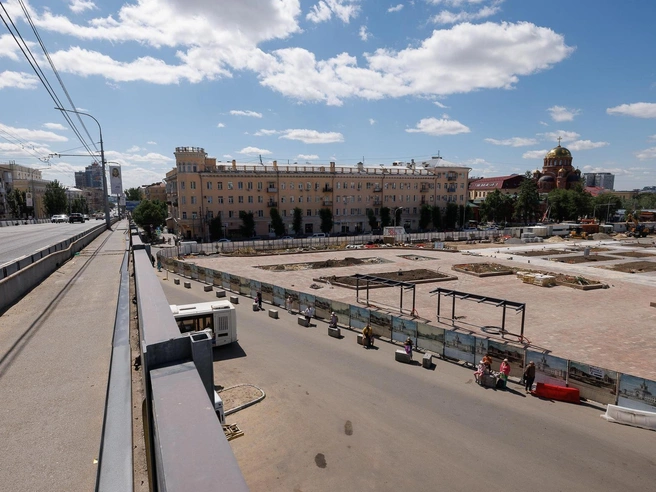 С Комсомольского путепровода хорошо просматривается масштаб предстоящих работ | Источник: Алексей Волхонский / V1.RU