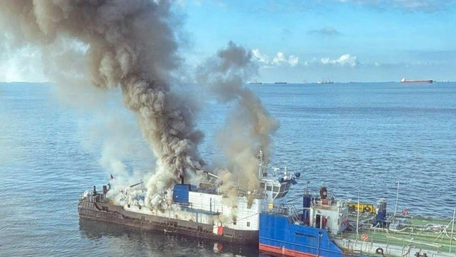 В море под Туапсе не нашли нефтяного пятна, которое было видно со спутника после атаки БПЛА | Источник: Южная транспортная прокуратура