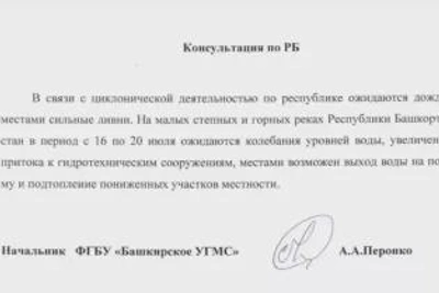 Ливни и подтопления в Башкортостане