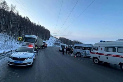 Truck veers into oncoming lane, 12 injured; Interior Ministry releases video