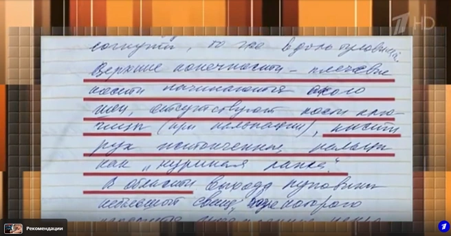 Копия документов с роддома | Источник: «Пусть говорят»